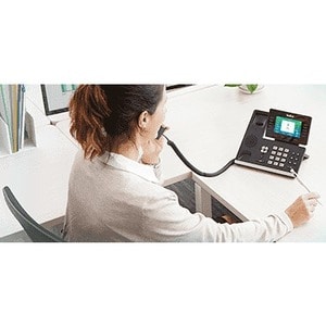 Yealink SIP-T42U IP-Telefon - Schnurgebunden - Schnurgebunden - Wandmontierbar - Grau - VoIP - 2 x Netzwerk (RJ-45) - PoE 