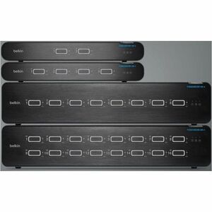 Belkin Secure F1DN204KVM-UN-4 KVM-Switchbox - TAA-konform - 4 Computer - 1 Lokaler Benutzer(n) - 4K - 3840 x 2160 - 50 Hz,