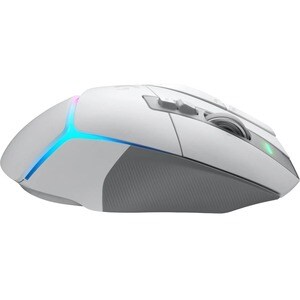 Logitech G G502 X PLUS Gaming Mouse - Radio Frequency - USB Type A - Optical - 13 Button(s) - White - Cable/Wireless - 2.4