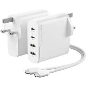 4 Port 100W USB-C USB-A GaN Charger - With 2m USB-C Cable Laptop iPhone iPad Smartphone