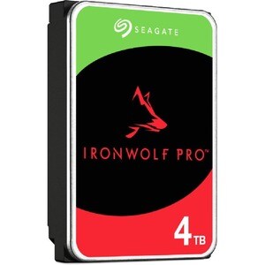 Seagate IronWolf Pro ST4000NT001 4 TB Hard Drive - 3.5" Internal - SATA (SATA/600) - Conventional Magnetic Recording (CMR)
