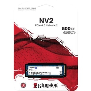 Kingston 500 GB Solid State Drive - M.2 2280 Internal - PCI Express NVMe (PCI Express NVMe 4.0 x4) - Desktop PC, Notebook,