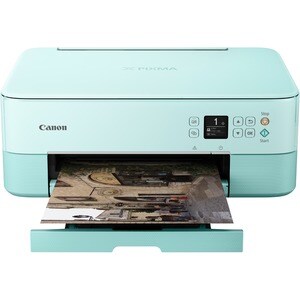 Canon PIXMA TS5370A Wireless Inkjet Multifunction Printer - Colour - Green - Copier/Printer/Scanner - 4800 x 1200 dpi Prin