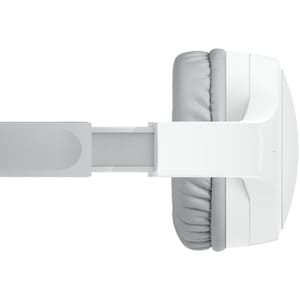Belkin SOUNDFORM Mini Kabel/Kabellos Auf den Ohren, Kopfbügel, Über das Ohr Stereo Headset - Weiß - Binaural - Geschlossen
