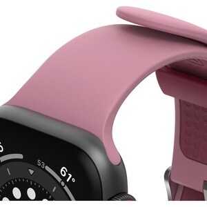 OtterBox Adjustable Watch Strap - Buckle Attachment - Pink - Silicon, Stainless Steel