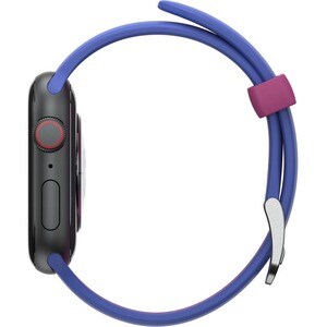 OtterBox Adjustable Smartwatch Band - Large (L) - Buckle Attachment - Blueberry Tarte (Blue) - Silicon, Stainless Steel