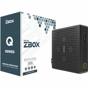 Zotac ZBOX Q QTG7A4500 Desktop Computer - Intel Core i7 11th Gen i7-11800H - 8 GB - 250 GB SSD - Mini PC - Intel Chip - Wi