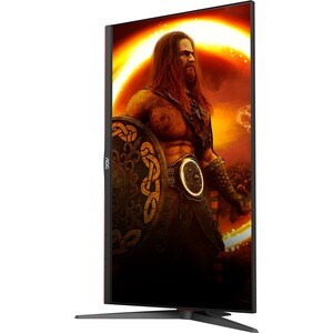 AOC U28G2XU2/BK 28" Aula 4K UHD Monitor LCD para gaming - 16:9 - Mate - 71,1 cm (28") Viewable - Tecnologia IPS (In-plane 