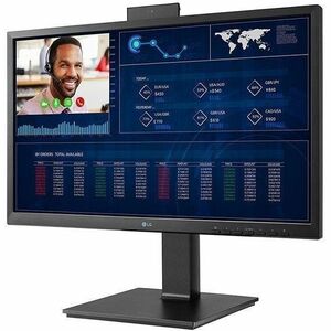 LG 24CQ650N-6N All-in-One Thin Client Celeron N5105 Quad-core (4 Core) 2 GHz - Matte Black - Intel Chip - 4 GB RAM DDR4 SD