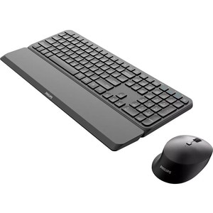 Philips Keyboard & Mouse - QWERTY - English (US) - Wireless Bluetooth/RF 5.0 2.40 GHz Keyboard - 110 Key - Keyboard/Keypad
