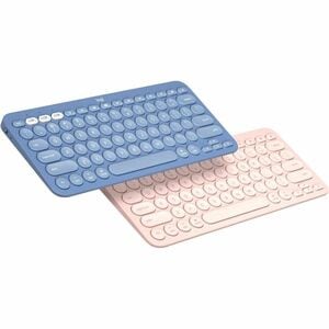 Logitech K380 键盘 - 无线 连接 - 俄罗斯文, 英文 - 蓝 - 薄膜 按键开关 - 蓝牙 - 3 - 10 m - 79 按键 可调亮度, 多媒体 热键 - macOS 10.15, iPadOS 14, 铬操作系统, An