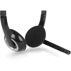 Hamlet Cuffia Stereo USB-C con Microfono per PC e Notebook. Connessione USB tipo C. Bi-Aurale, Sovraurale . Archetto regol