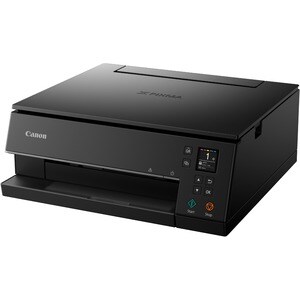 Canon PIXMA TS6350a Sem fios Impressora multi-funcional de jato de tinta - Cor - Preto - Copiadora/Impressora/Scanner - 48