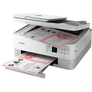 Canon PIXMA TS7451a Sem fios Impressora multi-funcional de jato de tinta - Cor - Branco - Copiadora/Impressora/Scanner - 4