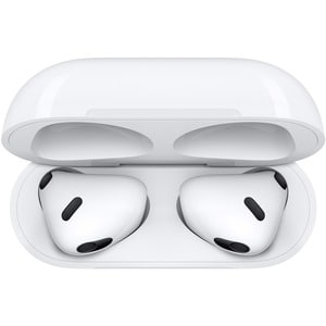 Apple AirPods (3rd Generation) Wireless Earbud Stereo Earset - White - Binaural - In-ear - Bluetooth - Noise Canceling