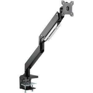Digitus Tischhalterung für Flachbildschirm, Gekrümmte Bildschirmanzeige, Monitor - Mattschwarz - Höhenverstellbar - 1 Unte