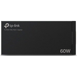 TP-Link PoE Injector - 1 x 10/100/1000Base-T Input Port(s) - 1 x 10/100/1000Base-T Output Port(s) - 60 W - Wall Mountable 