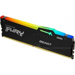 Kingston FURY Beast RAM Module for Motherboard, Computer - 16 GB (1 x 16GB) - DDR5-5200/PC5-41600 DDR5 SDRAM - 5200 MHz Si