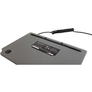 Gamber-Johnson Lite Rugged Keyboard - Cable Connectivity - USB 2.0 Interface - LED - TouchPad - English (UK) - QWERTY Layo