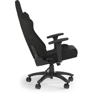 Corsair TC100 Relaxed Gaming Chair - Fabric - For Gaming - Fabric, Memory Foam, Steel, Nylon - Black