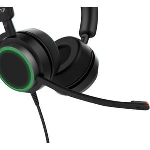 Snom A330D Kabel Kopfbügel Stereo Headset - Binaural - Geschlossen - 20 Hz bis 20 kHz Frequenzgang - 240 cm Kabel - Geräus