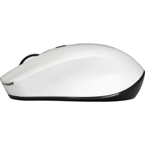 Port Silent Mouse - Radio Frequency - USB - Optical - 3 Button(s) - White - 1 - Wireless - 2.40 GHz - 1600 dpi - Scroll Wh