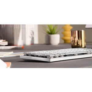 Logitech MX Mechanical Mini Keyboard - Wireless Connectivity - USB Type C Interface - LED - English (UK) - QWERTY Layout -