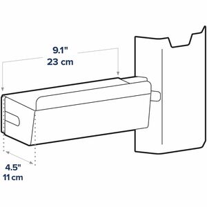 Ergotron Mounting Bracket for Printer - White - 1.36 kg Load Capacity