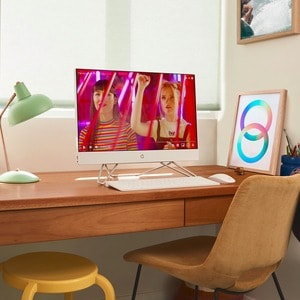 HP 24-cb1000a 24-cb1011a All-in-One Computer - Intel Core i5 12th Gen i5-1235U - 8 GB - 256 GB SSD - 23.8" Full HD - Deskt