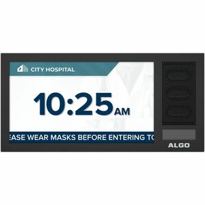 Algo 8410 IP Display Speaker - Wall Mountable, Ceiling Mountable for School, Waiting Area, Room, Hospital, Office, Transpo