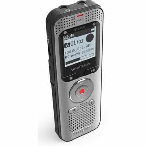 Philips VoiceTracer DVT2050 Audio Recorder - [Built-in ]Microphone, Speaker, FM Radio - 8 GB Flash Memory - SD, microSD Su