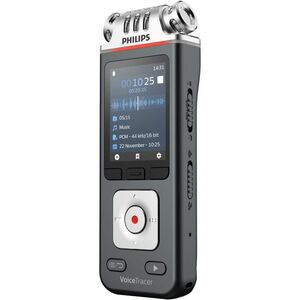 Philips VoiceTracer Audio Recorder - [Built-in ]Microphone, Speaker - Omni-directional Microphone - 8 GB Flash Memory - mi