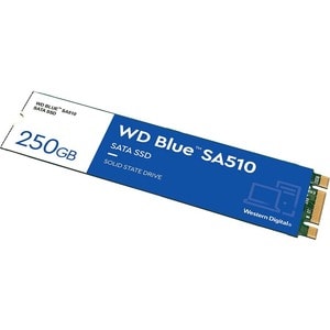 WD Blue SA510 WDS250G3B0B 250 GB Solid State Drive - M.2 2280 Internal - SATA (SATA/600) - Desktop PC Device Supported - 1