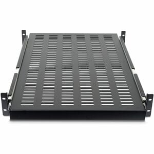 2U Adjustable Mounting Depth Vented Sliding Rack Mount Shelf 50lbs / 23kg - Sliding Server Rack Shelf - Server Cabinet Shelf