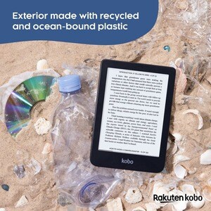 Lettore di testo digitale Kobo Clara 2E - Deep Ocean - 12000 Libro(i) - 16 GB Flash - 15,2 cm (6") Display - Touchscreen -