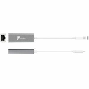 j5create JCE133G Gigabit Ethernet-Adapter für PC - 10/100/1000Base-T - USB-Typ C - Twisted Pair