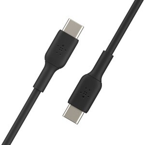 Belkin USB-C to USB-C Cable (2m / 6.6ft, Black) - 2.01 m USB-C Data Transfer Cable for Smartphone, Tablet, Notebook, AirPo