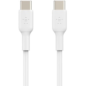 Belkin USB-C to USB-C Cable (2m / 6.6ft, White) - 2.01 m USB-C Data Transfer Cable for iPad mini, iPad Air, iPad Pro, iPho