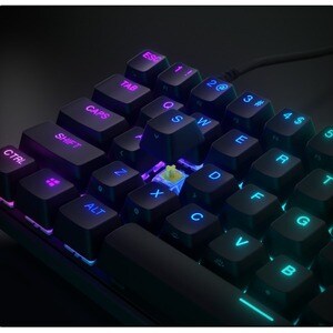 SteelSeries Apex 9 Mini Gaming Keyboard - Cable Connectivity - USB Type C Interface - RGB LED - Linear Optical Keyswitch -