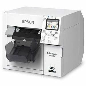 Epson ColorWorks CW-C4000 Desktop Inkjet Printer - Color - Label Print - Gigabit Ethernet - USB - USB Host - With Cutter -