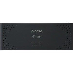 Dicota USB-Typ C Docking Station für Monitor, Smartphone, Tablet, Notebook - 65 W - Schwarz - Tragbar - 2 Unterstützte Dis
