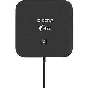 Dicota USB-Typ C Docking Station für Tablet, Notebook, Monitor - 100 W - Schwarz - Tragbar - 2 Unterstützte Displays - 5K,