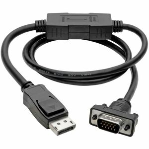 Tripp Lite series P581-003-VGA-V2 91,44 cm DisplayPort/VGA Videokabel - Cable for Videogerät, Projektor, TV, Grafikkarte, 