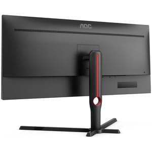 AOC AGON U34G3XM 34" Class UW-QHD Monitor LCD para gaming - 21:9 - Preto, Vermelho - 86.4 cm (34") Viewable - Alinhamento 