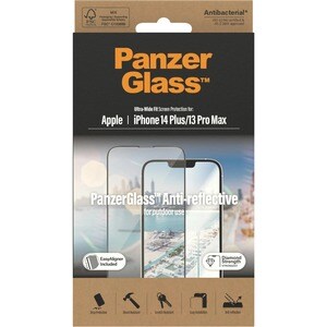 PanzerGlass Tempered Glass Screen Protector - For 17 cm (6.7") LCD iPhone 13 Pro Max, iPhone 14 Plus - Scratch Resistant, 