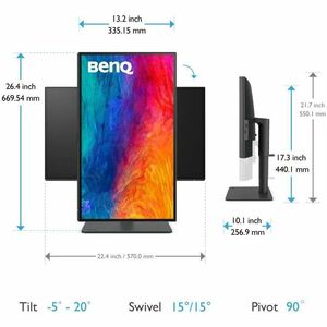 BenQ DesignVue PD2506Q 25" Class WQHD LED Monitor - 16:9 - 63.5 cm (25") Viewable - In-plane Switching (IPS) Technology - 