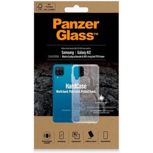 Funda PanzerGlass - para Samsung Galaxy A12 Smartphone - Transparente - 1 - Resistente a las bacterias, Resistente a griet