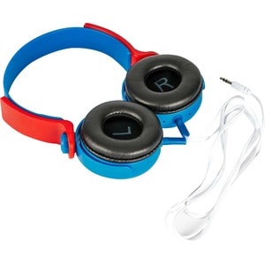 Our Pure Planet Wired Stereo Headset - Blue - Binaural - Ear-cup - 120 cm Cable - Mini-phone (3.5mm)