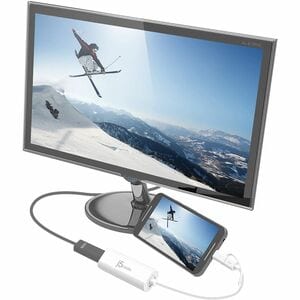 j5create JUA165C A/V Adapter - TAA Compliant - 1 x Micro USB Type B - Male, 1 × USB Type C - Male, 1 × Micro USB Type B - 