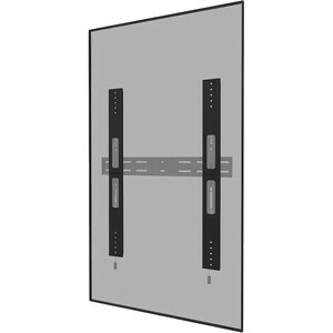 Neomounts Mounting Extension for Display - Black - 1 Display(s) Supported - 75 kg Load Capacity - 400 x 600, 600 x 600, 80